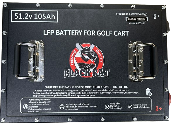 Batterie Lithium 48 volts, 105 amp avec chargeur