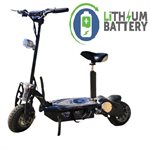 1600w 48v lithium offroad scooter, bleu