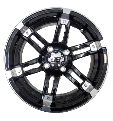 14''  Davy Machined & black Wheel