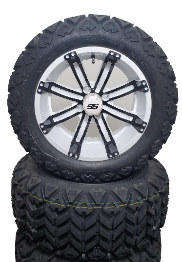 14'' Tempest Black & White with x-trail tire
