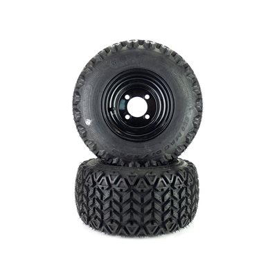 Tire 8 agressive / black wheel