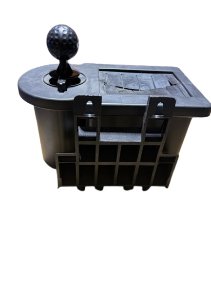 Ball Washer Black, with Zytel Mounting Bracket for Club Car