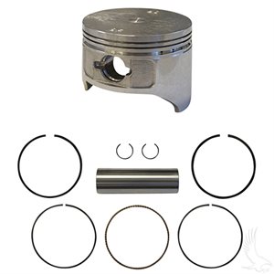 Piston and Ring Set, +.25mm, E-Z-Go 4 Cycle Gas 96-08 Fuji-Robin Only, 350cc, Not for Kawasaki