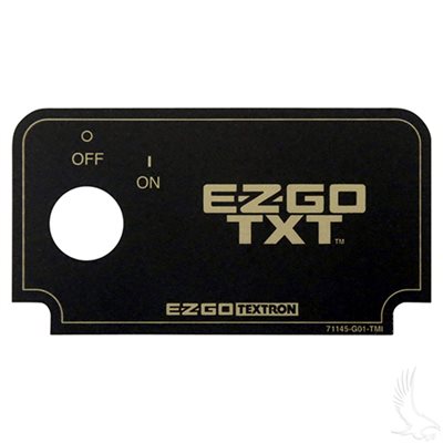 Autocollant, interrupteur à clé, E-Z-Go TXT / Médalist