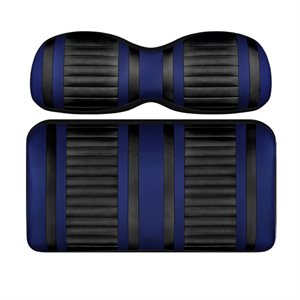 Seat cover, Blue / Black, EZ-GO TXT & Club Car DS 2000+