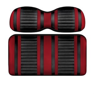 Cuirette siège arrière couleur rouge / noir